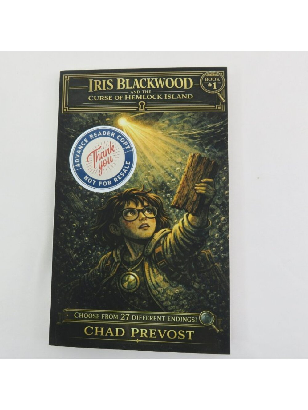 Iris Blackwell and the Curse of Hemlock Island Chad Prevost Book 1 in Series ARC